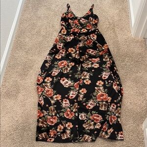 Fashion Nova Romper Maxi Dress